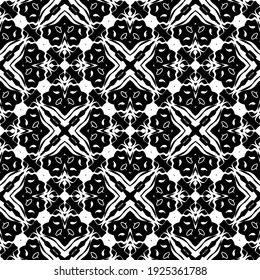 Seamless vector pattern in geometric ornamental style.
