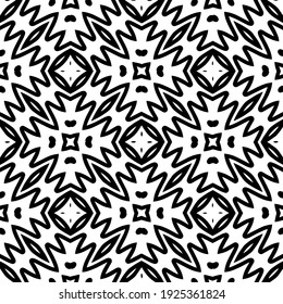 Seamless vector pattern in geometric ornamental style.