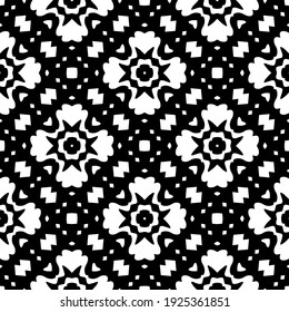 Seamless vector pattern in geometric ornamental style.