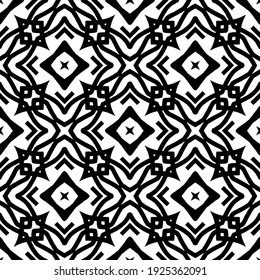 Seamless vector pattern in geometric ornamental style.
