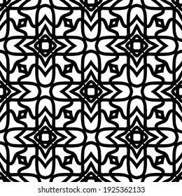 Seamless vector pattern in geometric ornamental style.
