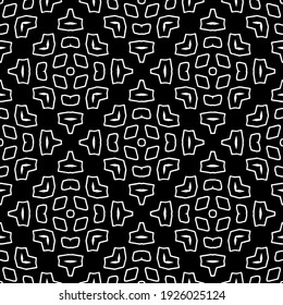 Seamless vector pattern in geometric ornamental style.