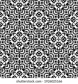 Seamless vector pattern in geometric ornamental style.