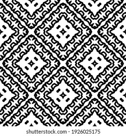 Seamless vector pattern in geometric ornamental style.