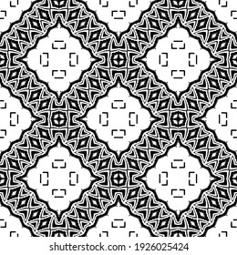 Seamless vector pattern in geometric ornamental style.