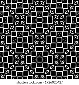 Seamless vector pattern in geometric ornamental style.