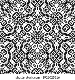 Seamless vector pattern in geometric ornamental style.