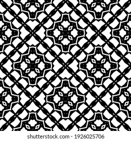 Seamless vector pattern in geometric ornamental style.