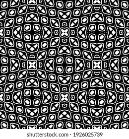 Seamless vector pattern in geometric ornamental style.