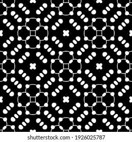 Seamless vector pattern in geometric ornamental style.