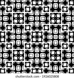 Seamless vector pattern in geometric ornamental style.