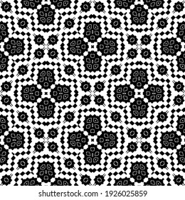 Seamless vector pattern in geometric ornamental style.