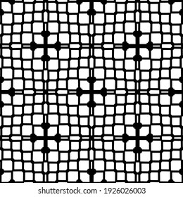 Seamless vector pattern in geometric ornamental style.