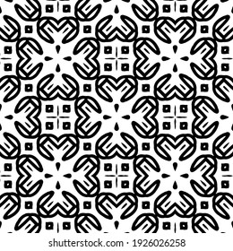 Seamless vector pattern in geometric ornamental style.