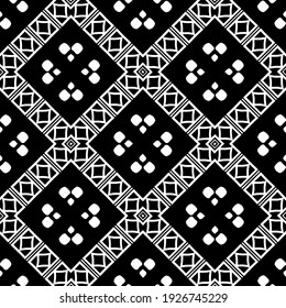 Seamless vector pattern in geometric ornamental style.