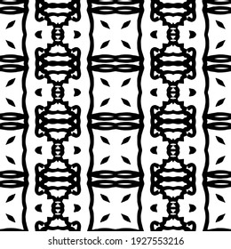 Seamless vector pattern in geometric ornamental style.