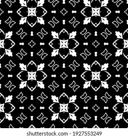 Nahtlose Vektormuster im geometrischen Zierstil.