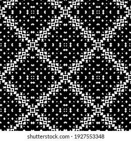 Seamless vector pattern in geometric ornamental style.