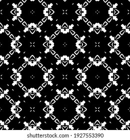 Seamless vector pattern in geometric ornamental style.