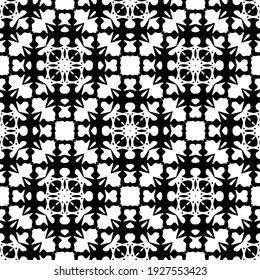 Seamless vector pattern in geometric ornamental style.