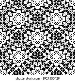 Seamless vector pattern in geometric ornamental style.