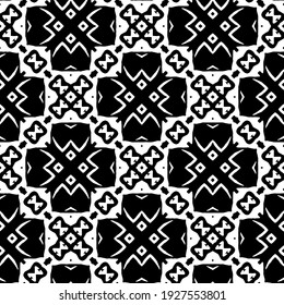 Seamless vector pattern in geometric ornamental style.