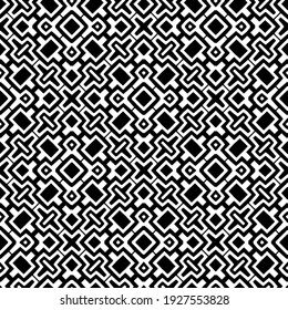 Seamless vector pattern in geometric ornamental style.