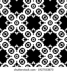 Seamless vector pattern in geometric ornamental style.