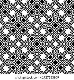 Seamless vector pattern in geometric ornamental style.