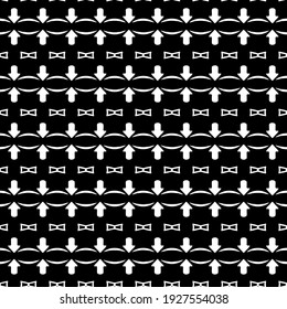 Seamless vector pattern in geometric ornamental style.