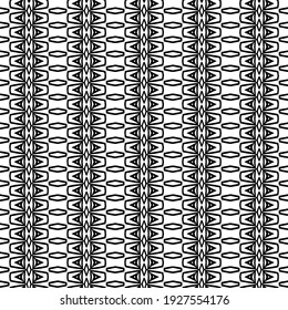 Seamless vector pattern in geometric ornamental style.