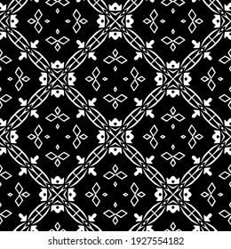 Seamless vector pattern in geometric ornamental style.