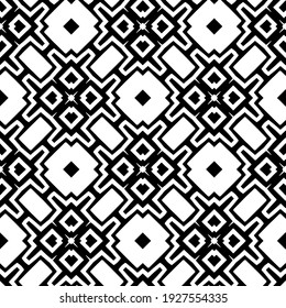 Seamless vector pattern in geometric ornamental style.