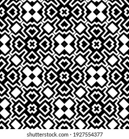Seamless vector pattern in geometric ornamental style.
