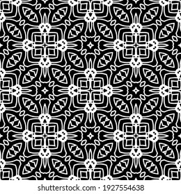 Seamless vector pattern in geometric ornamental style.