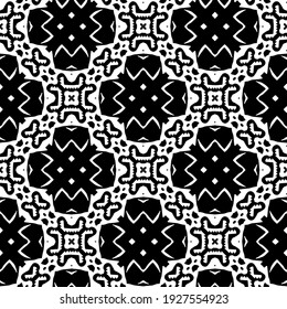 Seamless vector pattern in geometric ornamental style.