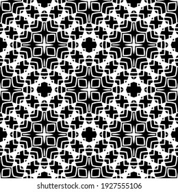 Seamless vector pattern in geometric ornamental style.