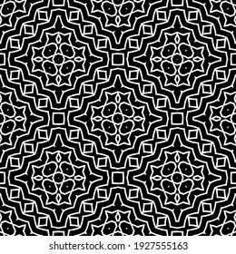 Seamless vector pattern in geometric ornamental style.