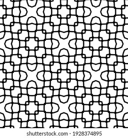 Seamless vector pattern in geometric ornamental style.