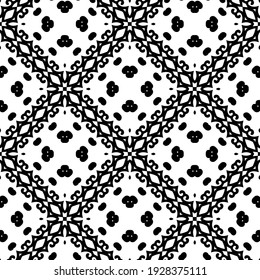 Seamless vector pattern in geometric ornamental style.