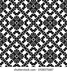 Seamless vector pattern in geometric ornamental style.