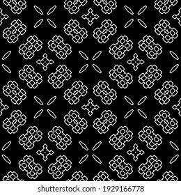 Nahtlose Vektormuster im geometrischen Zierstil.