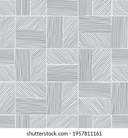 Seamless vector pattern in geometric ornamental style drawn by hand