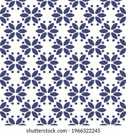Seamless vector pattern in geometric ornamental design background 