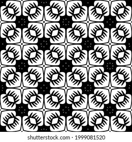 Seamless vector pattern in geometric ornamental style.