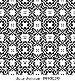 Seamless vector pattern in geometric ornamental style.