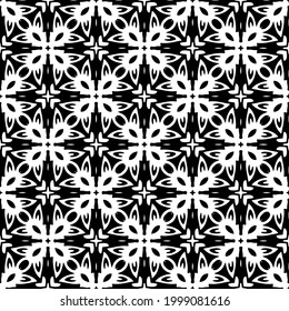 Seamless vector pattern in geometric ornamental style.