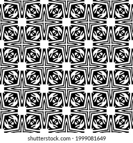 Seamless vector pattern in geometric ornamental style. 