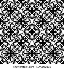 Seamless vector pattern in geometric ornamental style.