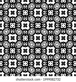 Seamless vector pattern in geometric ornamental style.